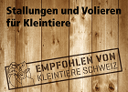 Stallungen und Volieren für Kleintiere